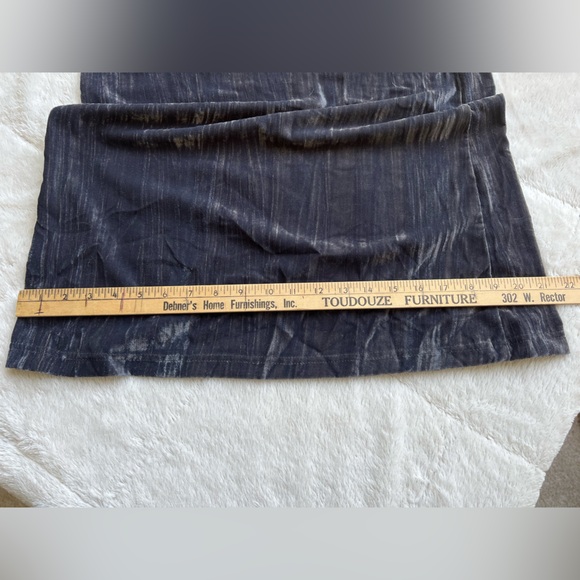 NWT Natural Life Medium Dakota Tie Velvet Overalls Jumper Charcoal Wide Leg Boho - Picture 9 of 11